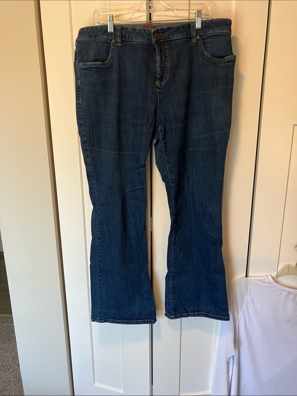 SMITH Women’s Blue Boot Cut Jeans - Size 18